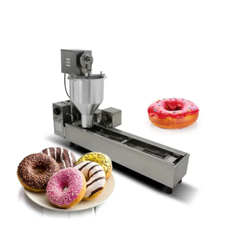 Popular Flavored Commercial Donuts Extruder Fryer Portable High Performance Automatic Mini Donut Machine With Cheap Price