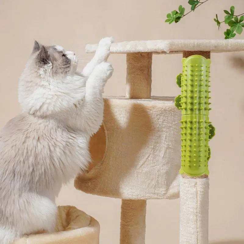 

Cat Scratch Corner Brush Silicone Shedding Cleaning Rubbing Cat Wall Scratcher Comb Pet Itch Tool Face Scratchers For Table Legs