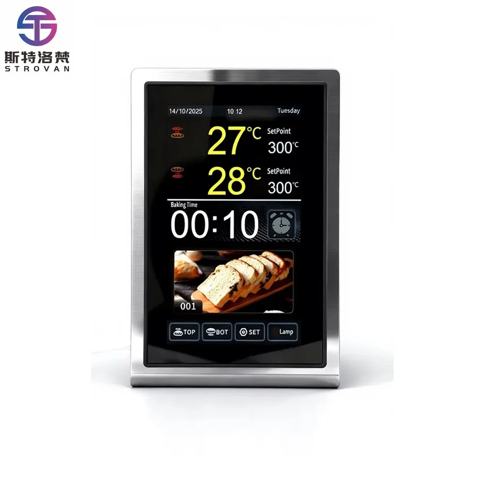 High Quality 7-Inch Digital Touch Screen Thermostat MK5L08 De Horno Temperature Instruments  Temperature Controller