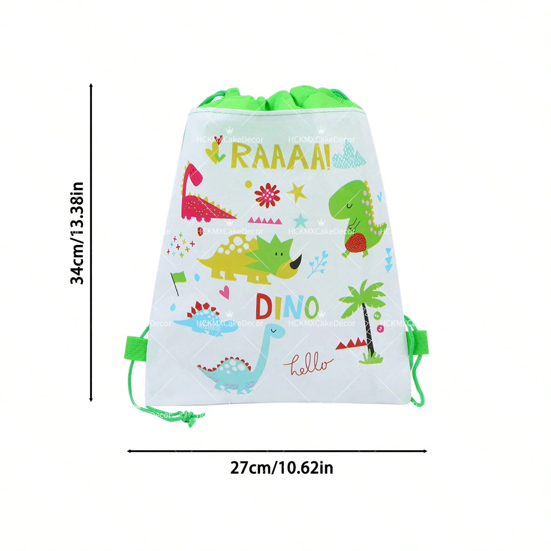 3pcs Soccer Dinosaur Drawstring Backpack Bags for Kids Boys Girls Sport Party Favor Drawstring Sack for Birthday Gift view 6