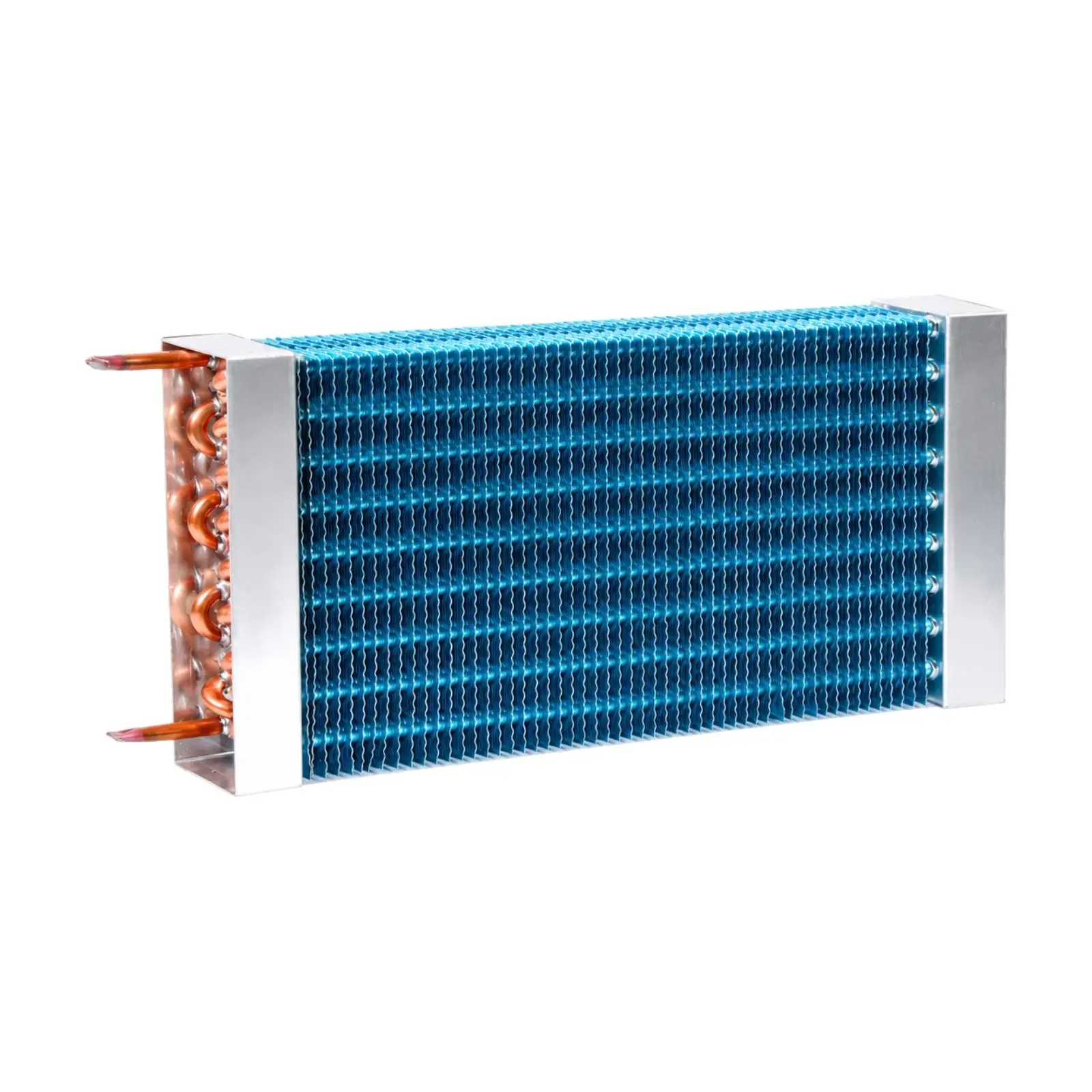 Heat Exchanger Cooling Coil Rectangular Finned Tube Copper Aluminum for Refrigeration Evaporator HVAC Technician Service