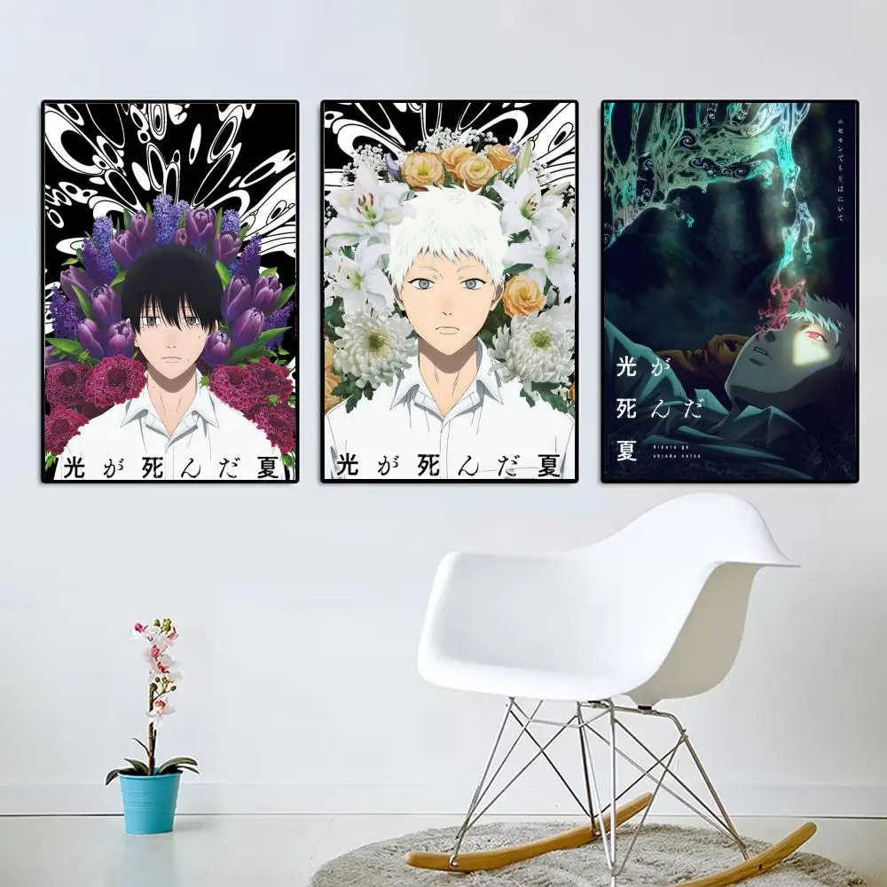Anime T-The Summer Hikaru Died Poster Modern Aesthetic Wall Art Poster Minimalist Room Decoration Items