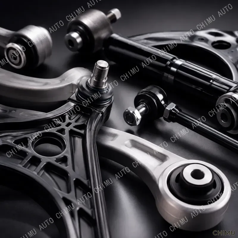 【CHIMU AUTO】 12pcs Front Lower Control Arm Ball Joint Link Tie Rod End Kit for Tesla Model X 2015-2022 Reinforced