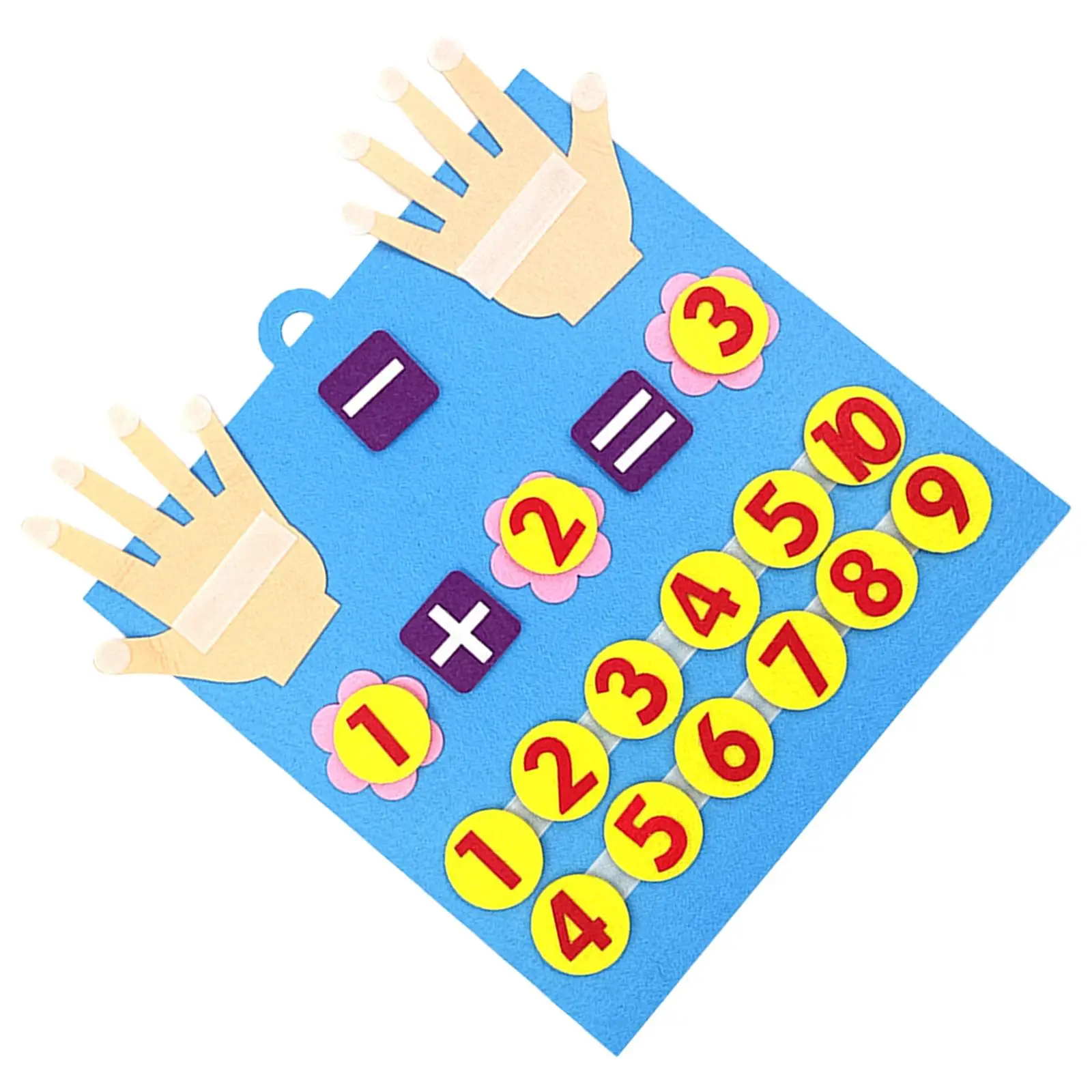 Felt Board Finger Numbers Counting Toy Math Addition and Subtraction for Children