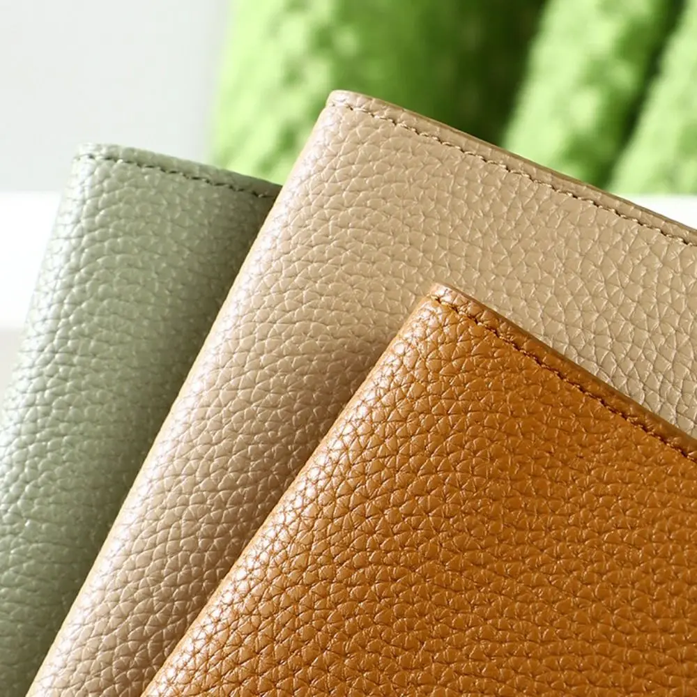 Diary Litchi Leather Portable Notebook Exquisite Thickened Work Notepad Paper Mini Subject Notebook School