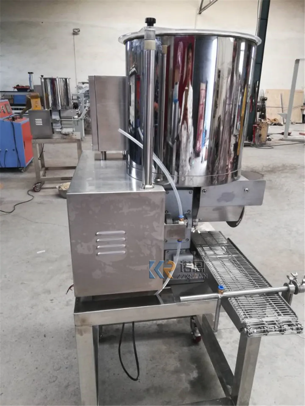 อัตโนมัติไก่แฮมเบอร์เกอร์เนื้อ Patty ทำเครื่อง Commercial เบอร์เกอร์เนื้อ Forming Hamburger Making Machine