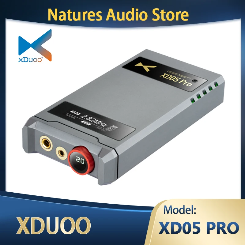 

XDuoo XD05 PRO Портативный декодер XD-05PRO DAC XD05PRO усилитель для наушников ES9039SPRO AMP со съемной выходной мощностью DAC 2000mW