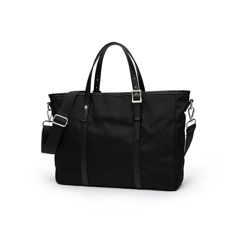 Yonben Ox Canvas Busin Casual handtas Lichtgewicht reisbrief Herentas Zacht handvat Groot formaat 3-inch laptoppet...