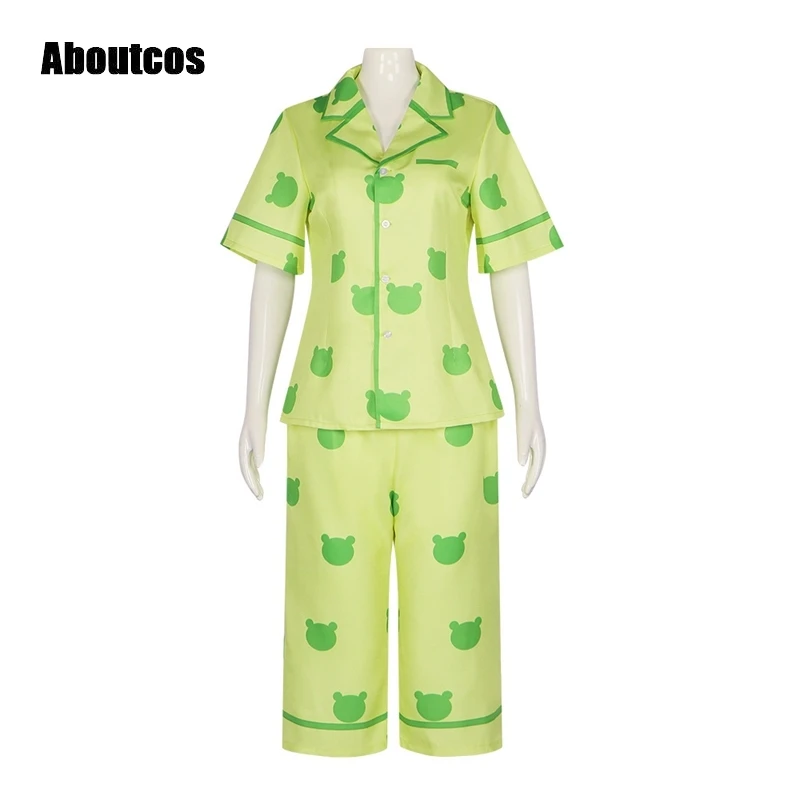 

Aboutcos Anime Toaru Kagaku No Railgun Misaka Mikoto Cosplay Costume Girl Cute Daily Pajamas Sets Halloween Carnival Suit Skin