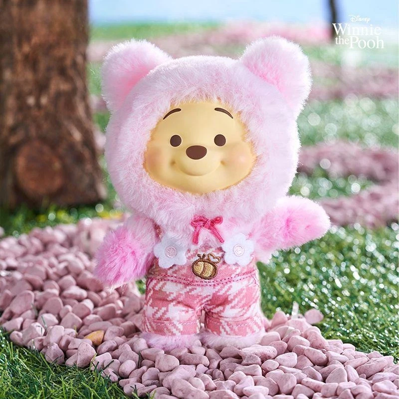 سلسلة Disney Winnie The Pooh Blind Box: دمية كاندي بير من القطيفة من الفينيل - لعبة مثالية للأطفال، زخرفة ومفاجأة عيد الميلاد