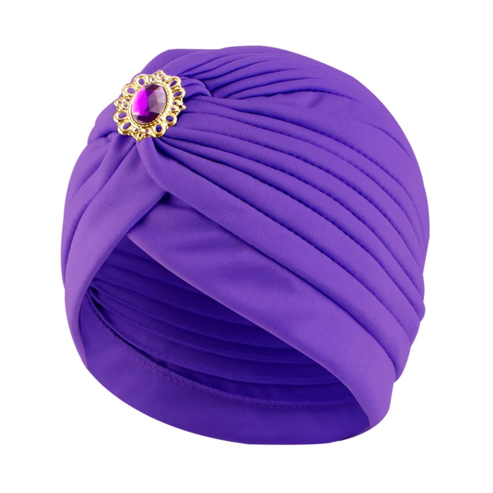 Novo casual torção retro étnico turbante chapéu turbante acessório chapéu indiano headbands turbante chapéu feminino