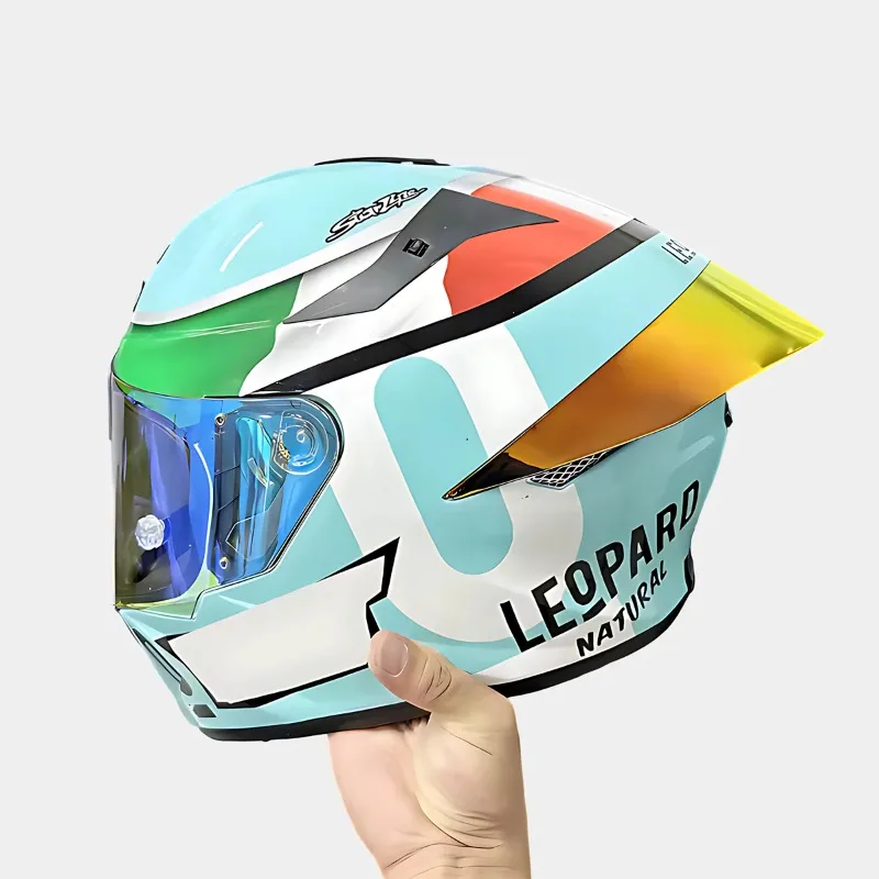 Accesorios para casco, alerón para KYT TT, decoración para casco de curso, alerón trasero para casco de motocicleta