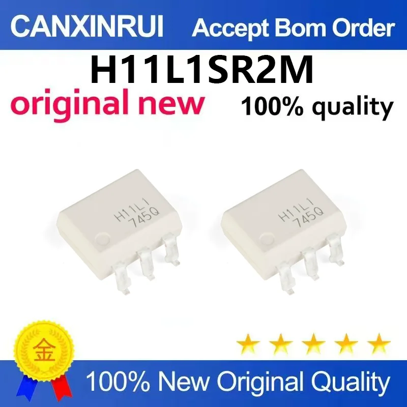 （5pcs-100pcs）Brand new original H11L1SR2M H11L1SM H11L1 white SOP6 DIP6 optocoupler