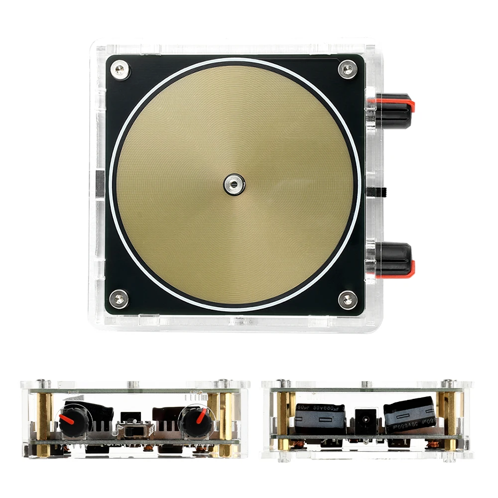 AC 110–220 V Dual-Mode Tesla-Spule Musikbox, berührbare künstliche Blitze, Bluetooth-Audioeingang, wissenschaftliches Experiment – Detail 7