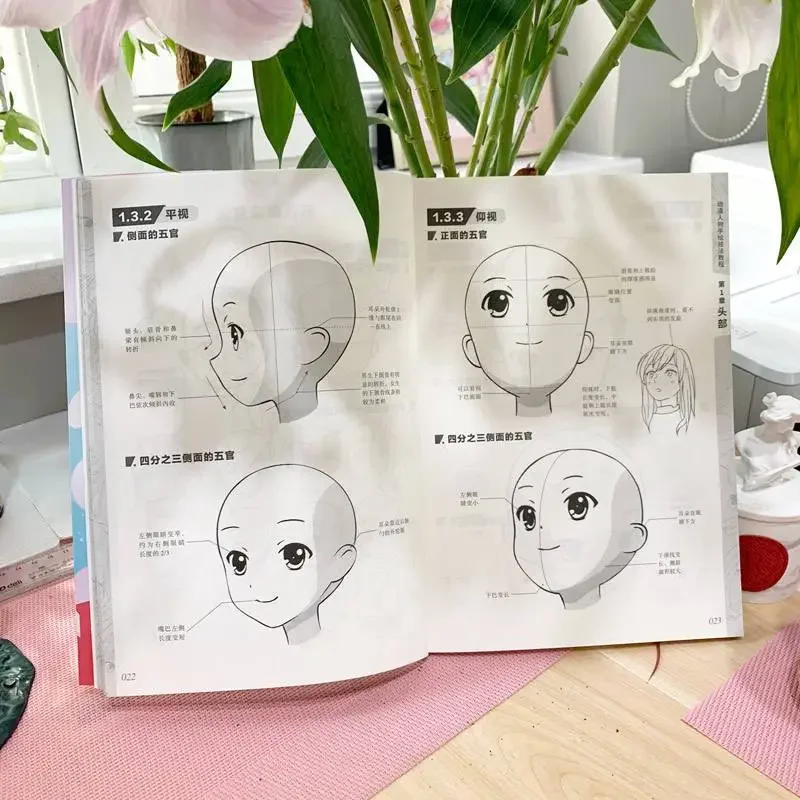 Tutorial sobre técnicas de desenho manual para personagens de anime