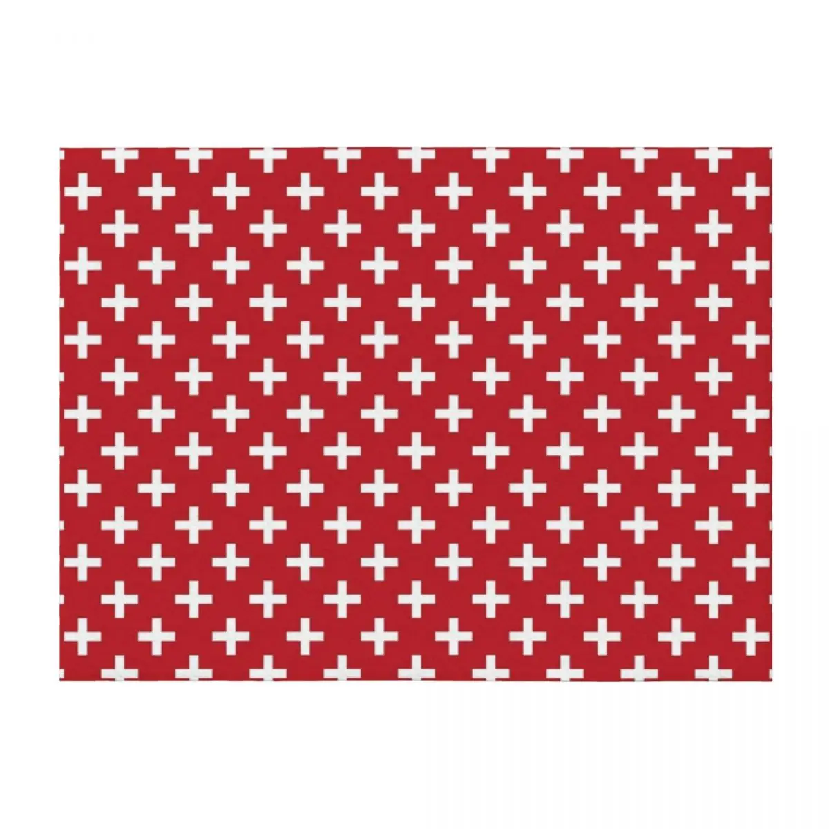 

Crosses Criss Cross Swiss Cross Hygge Scandi Plus Sign Red and White Throw Blanket warm winter For Sofa Thin Weighted Blankets