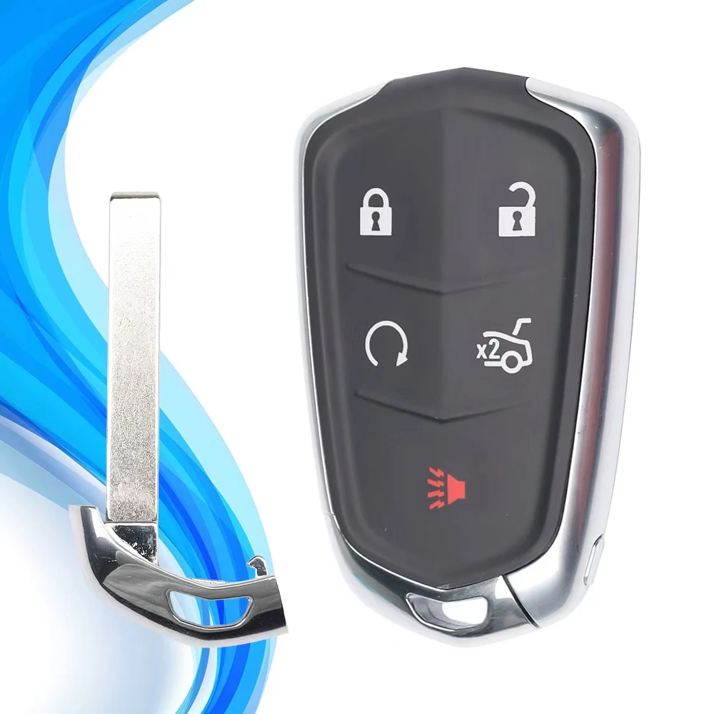 レオ FCC:HYQ2AB/HYQ2EB 315/433MHz ID:46CHIP 車 Samart リモートキー オリジナルキー用 キャデラック エスカレード ATSL CT6 ESV XTS CTS CT6
