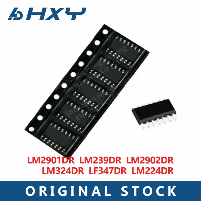 10pcs lf347dr lm224dr lm239dr lm01dr lm02dr lm324dr lf347 lmtwo239 lm239 lm-02 LM324 324 sop14 sop-14 SMD IC