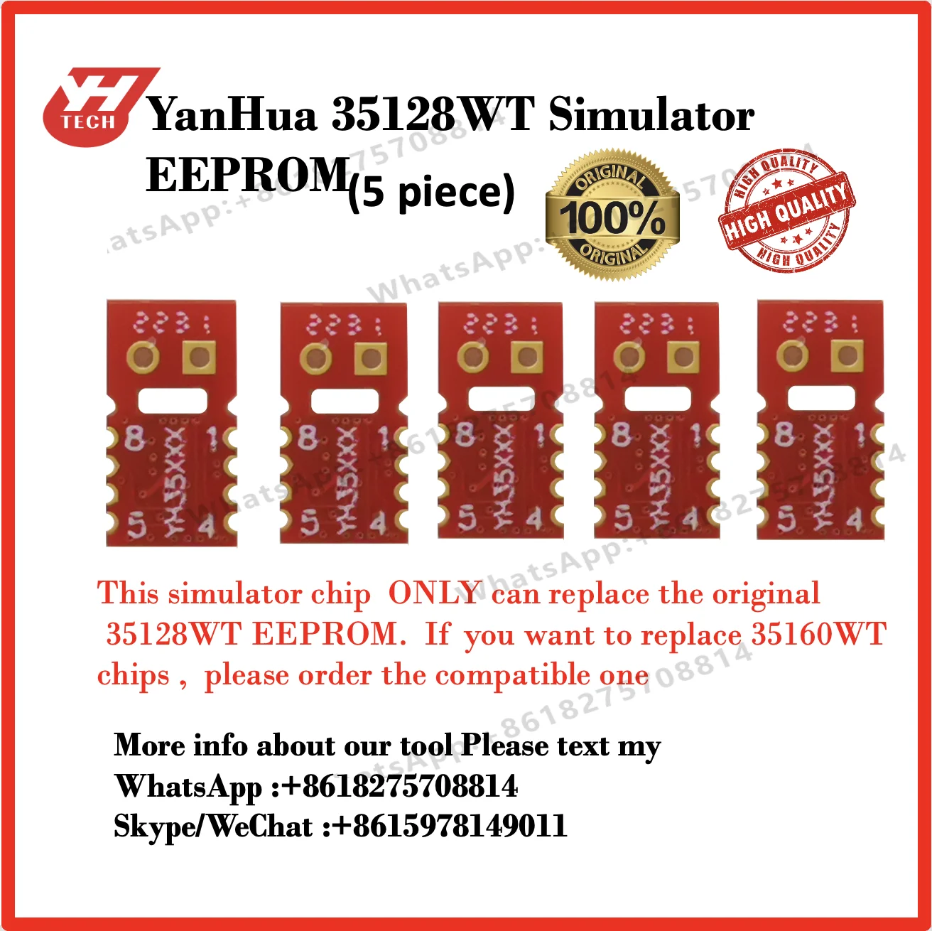 Yanhua 35128 35160 EEPROM Emulator and 35XX Programmer for BMW G F
