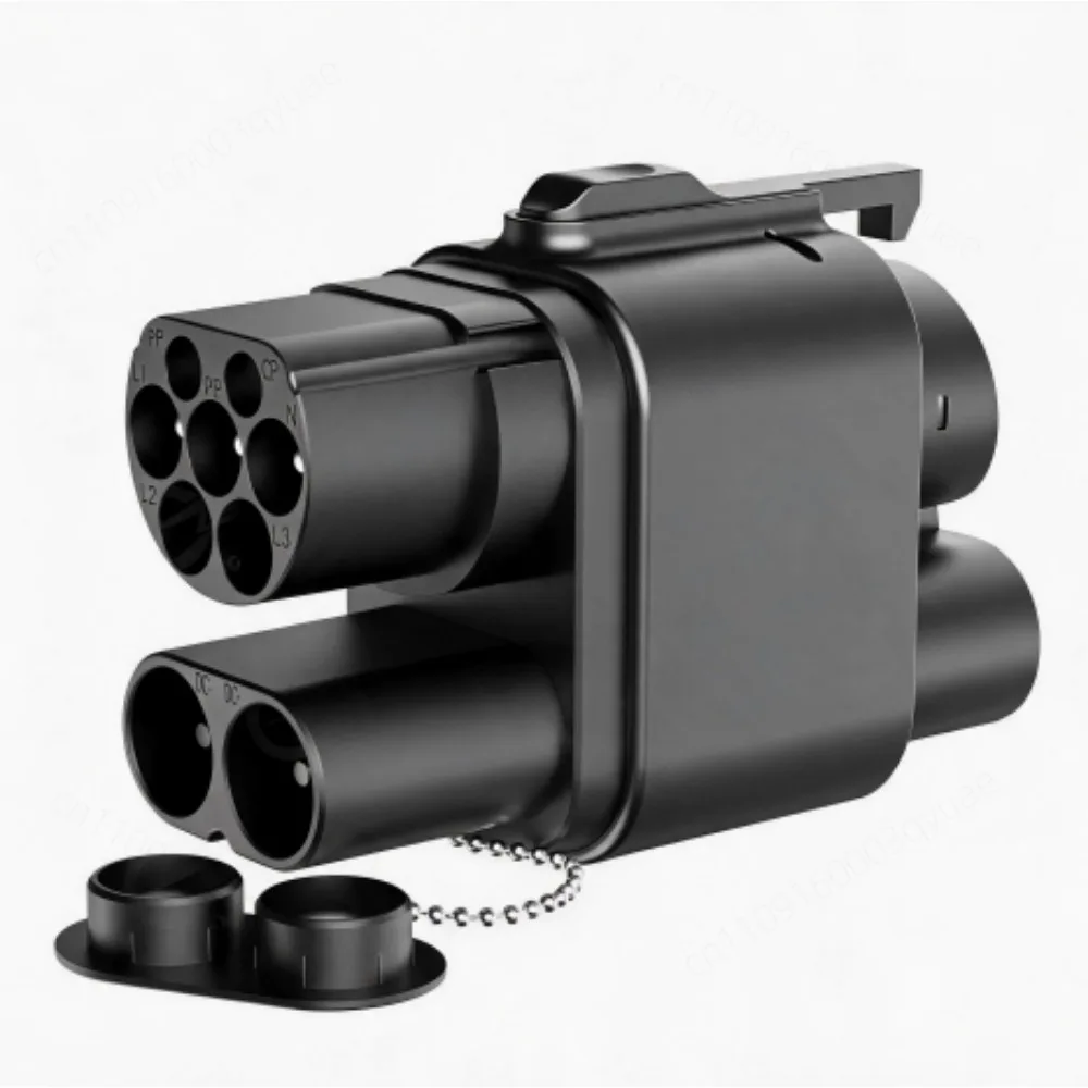 CCS2 To CCS1 AC DC Adapter For European Standard Charging Pile Convert To American Standard