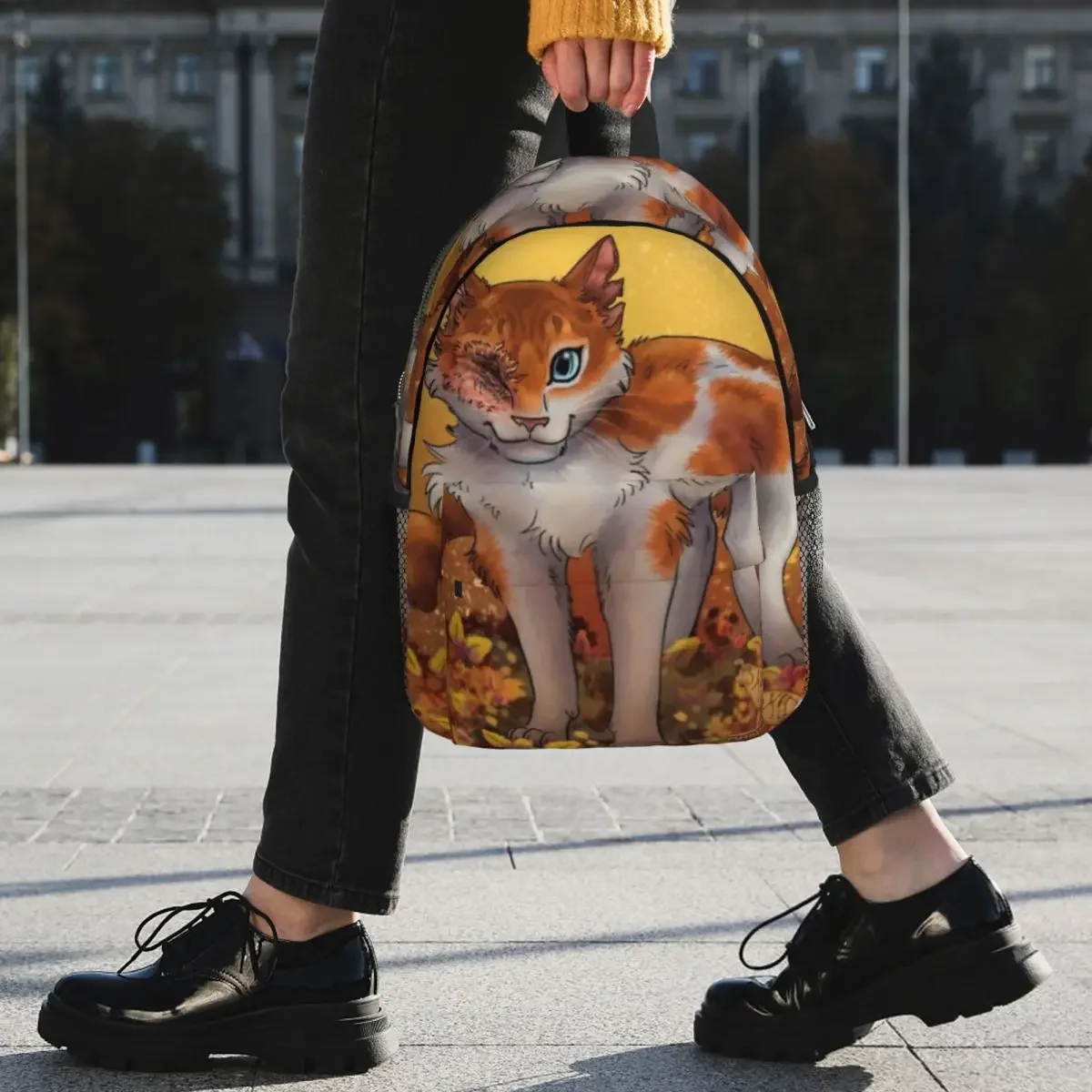 Brightheart, Warrior Cats Thunderclan, Lostface, Cloudtail, Brightpaw Backpack Bookbag School Bags Laptop Rucksack Shoulder Bag