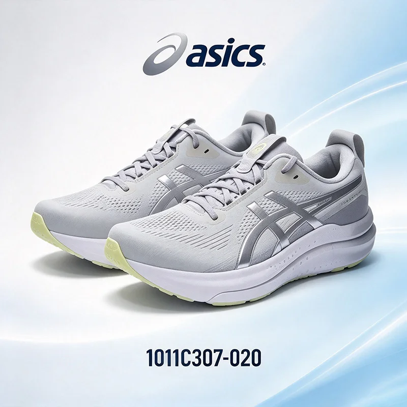 Asics Official Authentic Men's Running Shoes GEL-KAYANO 33 PLATINUM Anti-Slip and Breathable Sports Shoes 1011C307-020