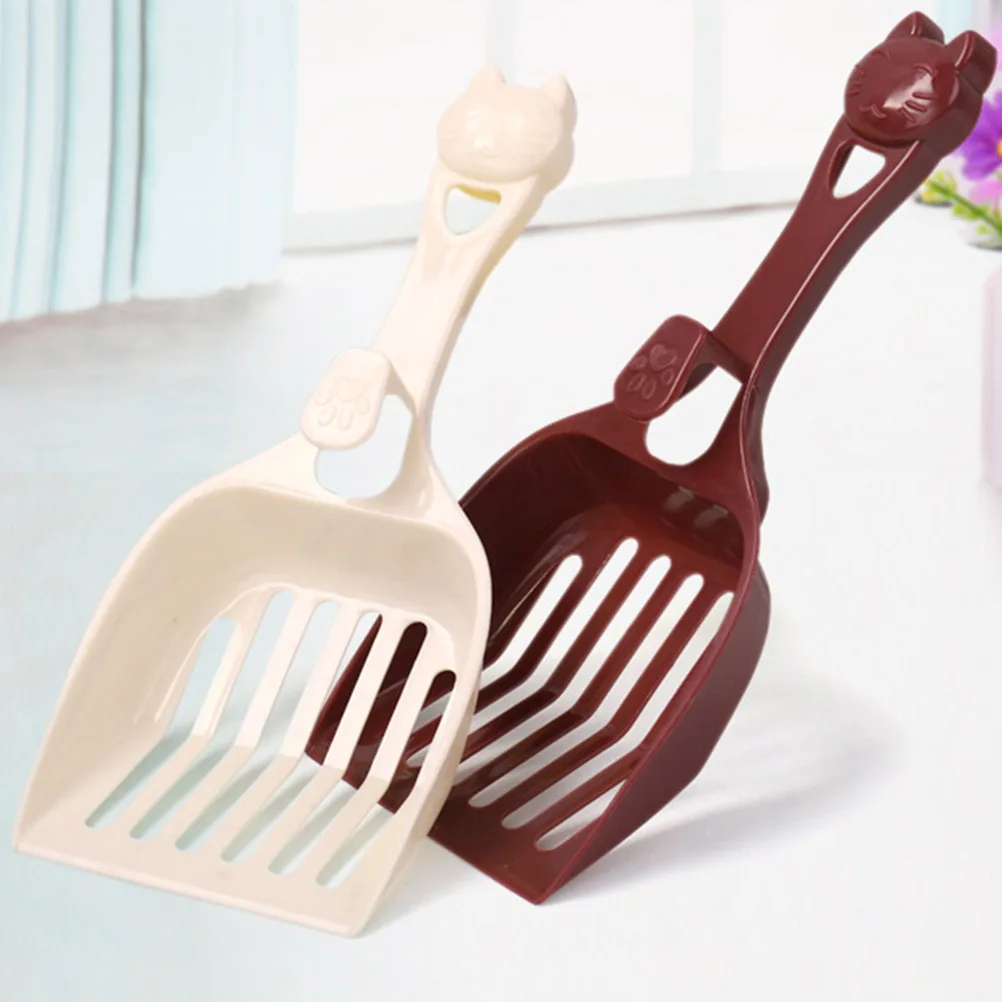 

Cat Litter Shovel Durable Scoop Pets Junk Cleaning Tool Hollow Garbage Supplies