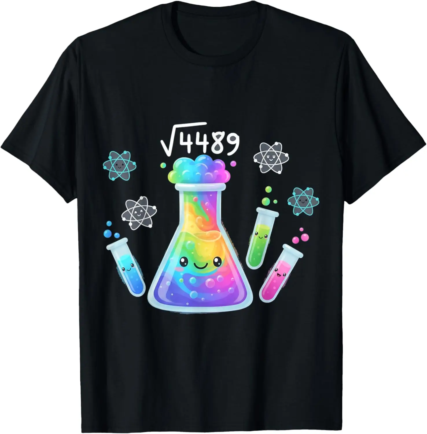 

Square Root 4489 Funny Math Science Teacher Graphic Tee Unisex Cotton Short Sleeve T-Shirt
