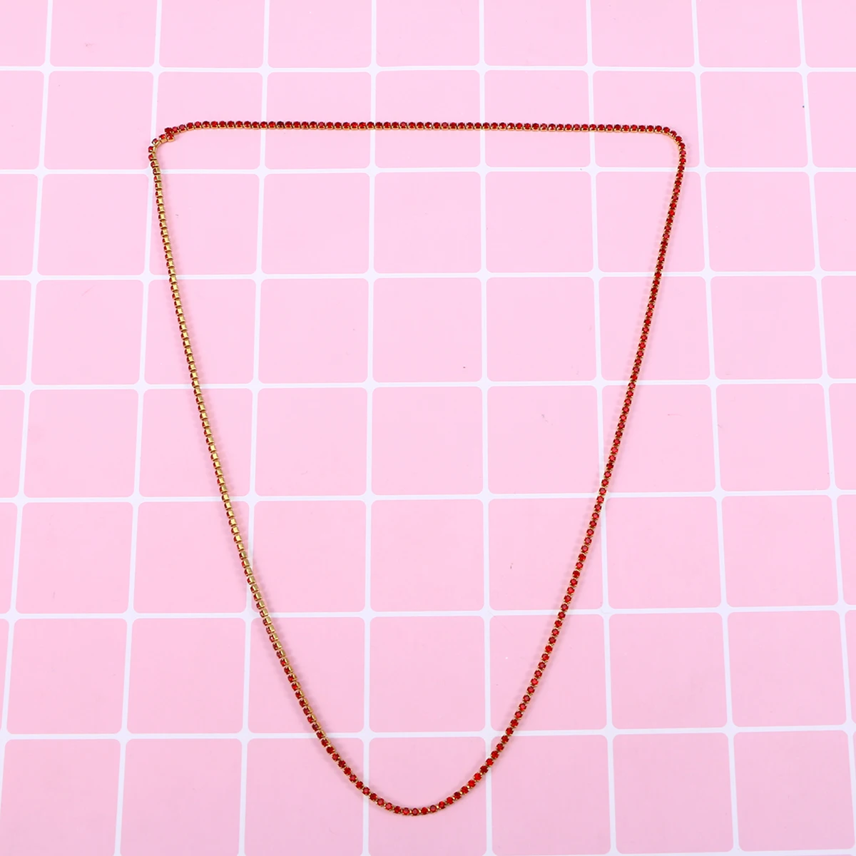 

10M Crystal Rhinestone Chain Trim Sewing Craft Jewelry Decorative Accessories 2Mm Red Wedding Bridal Costume Cake Dress Hat