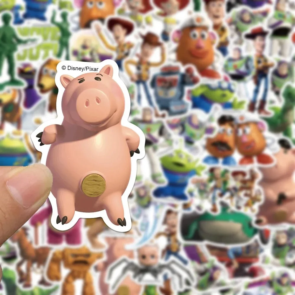 10/30/50pcs Cute Disney Anime Toy Story Stickers Buzz Lightyear Woody Decals DIY Laptop Phone Scrapbook Cartoon Sticker Kids Toy