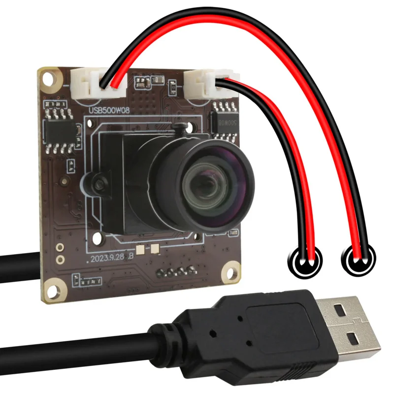 MJPEG 30fps 5MP Webcam With Microphone For PC,COMS IMX335 Mini USB Camera Module for Call Conference Zoom Skype Laptop