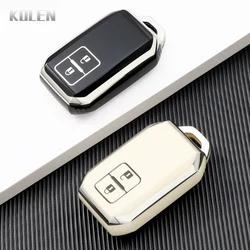 Fashion TPU Car Remote Key Case Cover Shell For Suzuki Ertiga Swift Wagon R 2 Button Protected Holder Keyless Fob Accessories