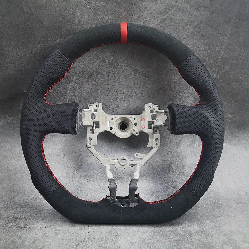 Alcantara Leather Steering Wheel For TOYOTA GT86 SUBARU BRZ SCION Flat Bottom