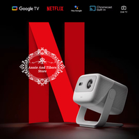 JMGO N1S Smart Google TV Freestyle Portable Mini Proyector 4K Support 1080p Full HD 850 ISO Lumens DLP Triple Laser Projector
