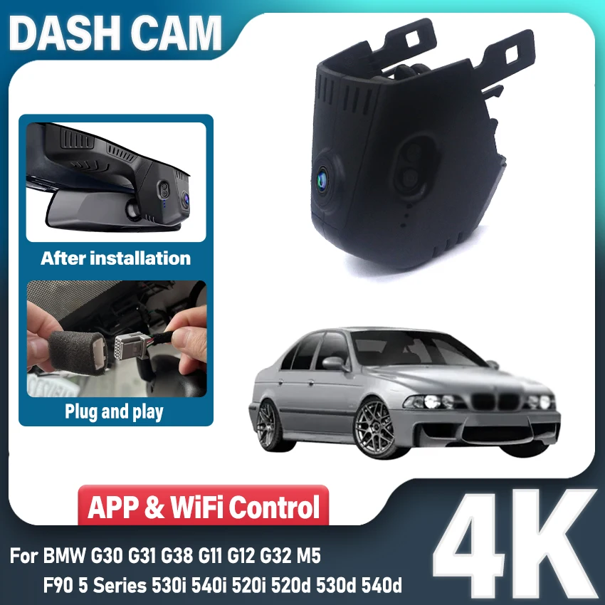 

Для BMW G30 G31 G38 G11 G12 G32 M5 F90 5 серии 530i 540i 520i 520d 530d 540d FHD Wi-Fi Автомобильный видеорегистратор EDR Простая установка видеорегистратора