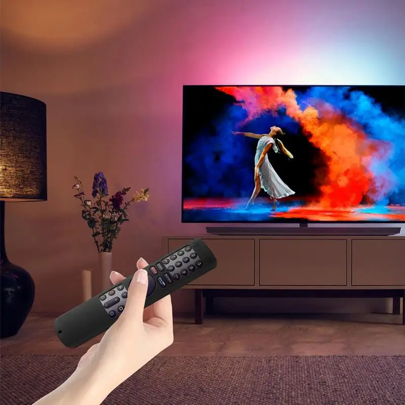 For MiTV 4S Smart TV L55M5-5ASP L65M5-5ASP Wireless Remote Control Protective Case Dustproof Shockproof Cover With Lanyard