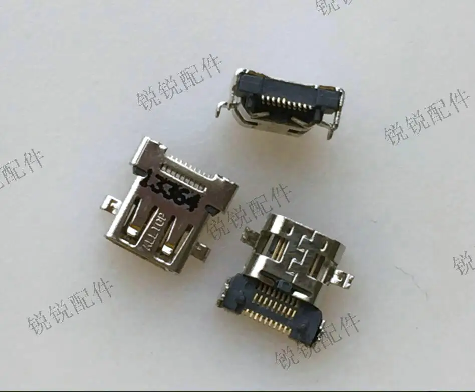 

For MICRO HDMI D TYPE 19P dual-row mount female mount SMT board end HD connector port