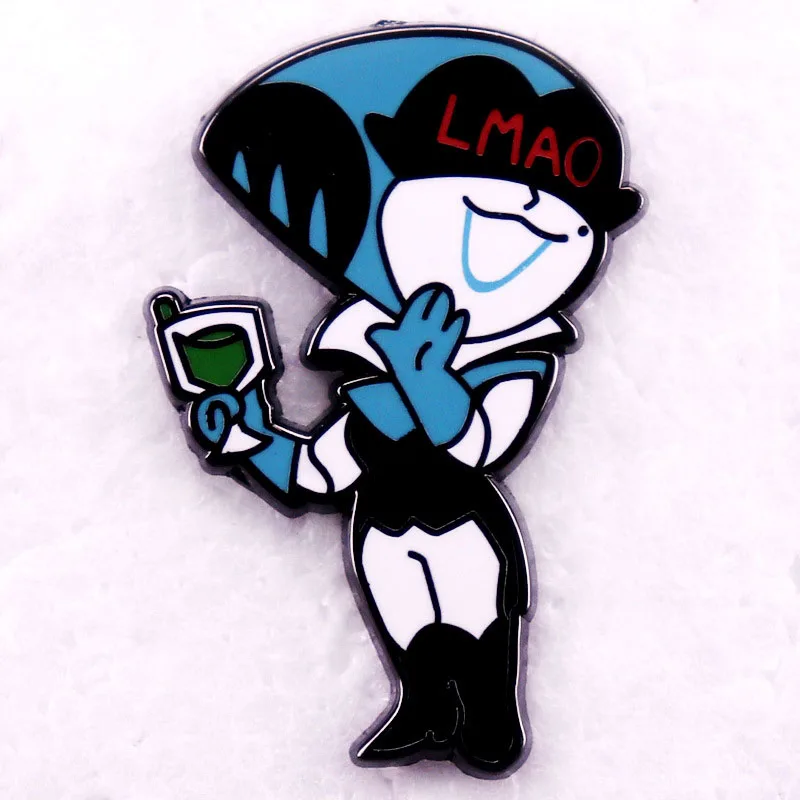 Deltarune Queen Enamel Pin Cartoon Game Character Badge Fashion Lapel Pin Backpack & Apparel Accessory