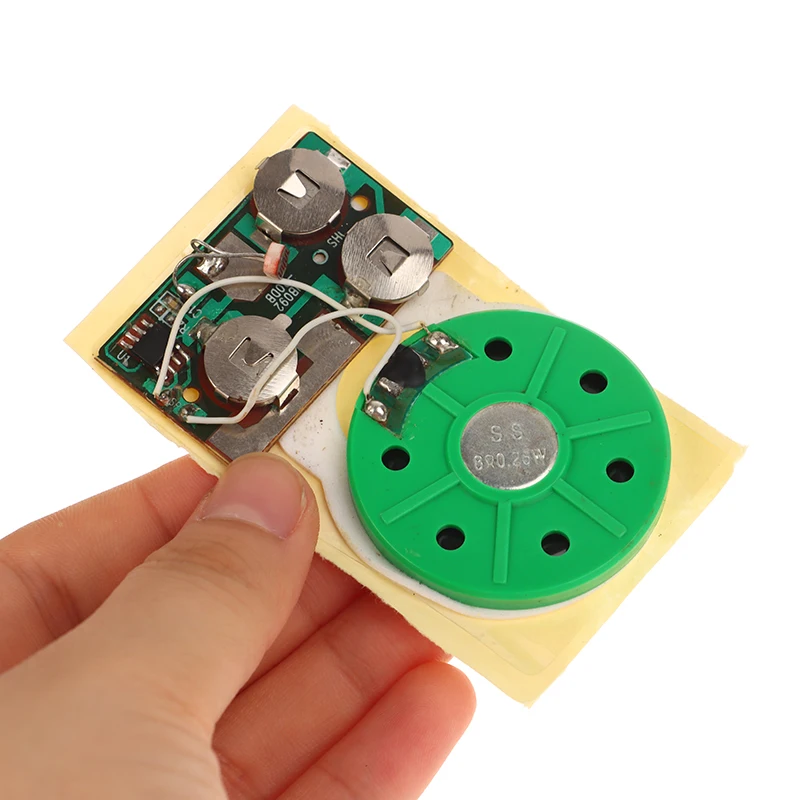 Greeting Card Accessories Recording Module Professional Button DIY Sound Chip Module With Double Faced Adhesive Tape