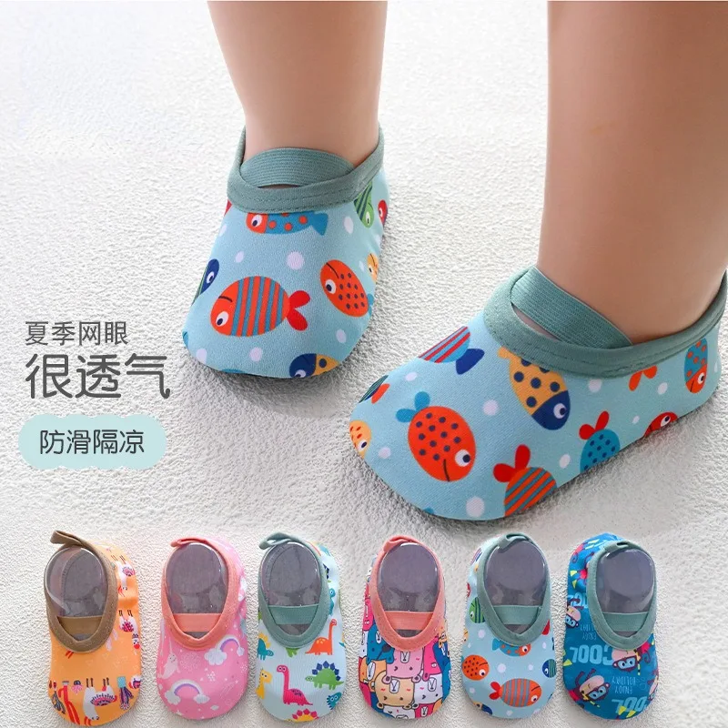 

Spring/Summer Infant Socks Walking Shoes Non slip Socks Kindergarten Indoor Soft Sole Baby Floor Socks Children