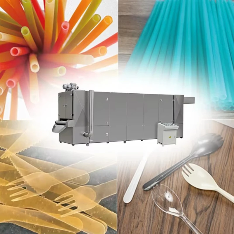 

Extruded straw maker Extruded straw maker