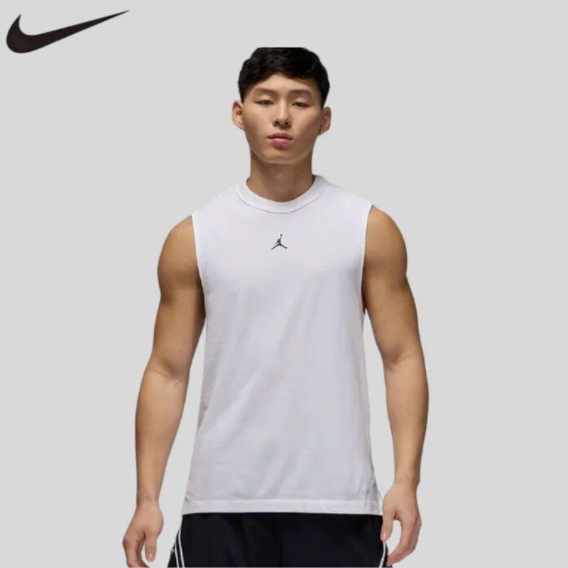 

Nike 2Pcs Men Sleeveless Tank Top Shorts Basketball Sports Training Outfit SetFN5857-100+IB8654-010