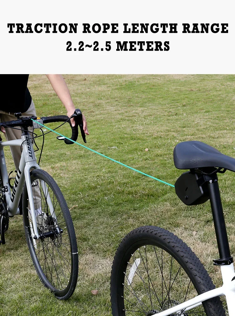 Tragbares Fahrrad-Zugseil Elastisches Mountainbike Eltern-Kind-Zugseil Outdoor-Fahrrad-Zugausrüstung ﻿ – Detail 4