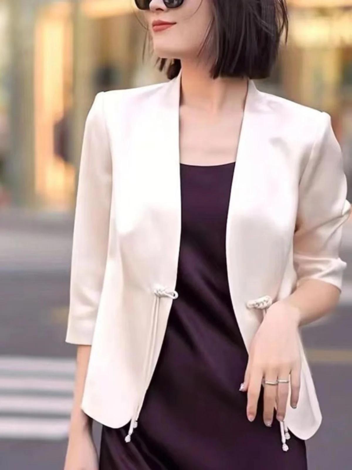 

Ele Acetate ort Sve Women's Jaet Lightweight Summer Thin Outerwear Cardigan Sli Premium Quali irt