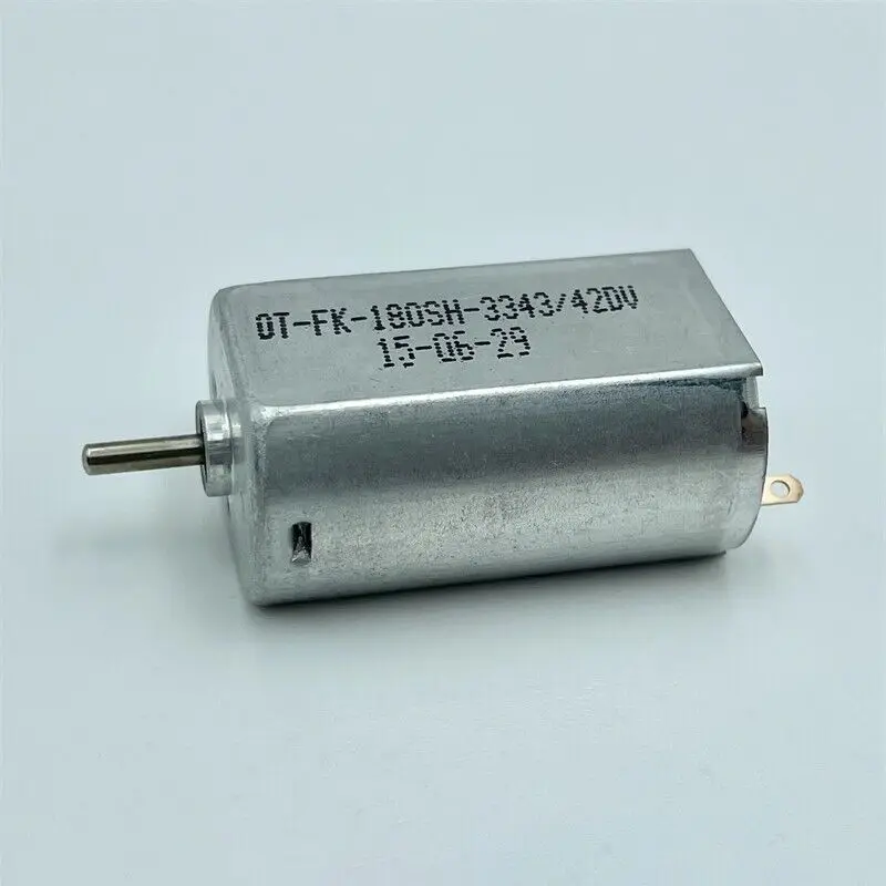 Micro FK-180SH-3343 Carbon Brush Motor DC 2.4V-6V 21800RPM High Speed Strong Magnetic Spraying Rotor for Toy Car Shaver Clipper