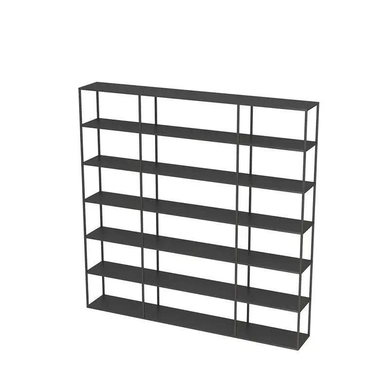 ZF Nordic Wrought Iron Wall Mounted Storage Rack Multi-Layer Storage Rack Partition Shelf Office Living Room Decorative Book