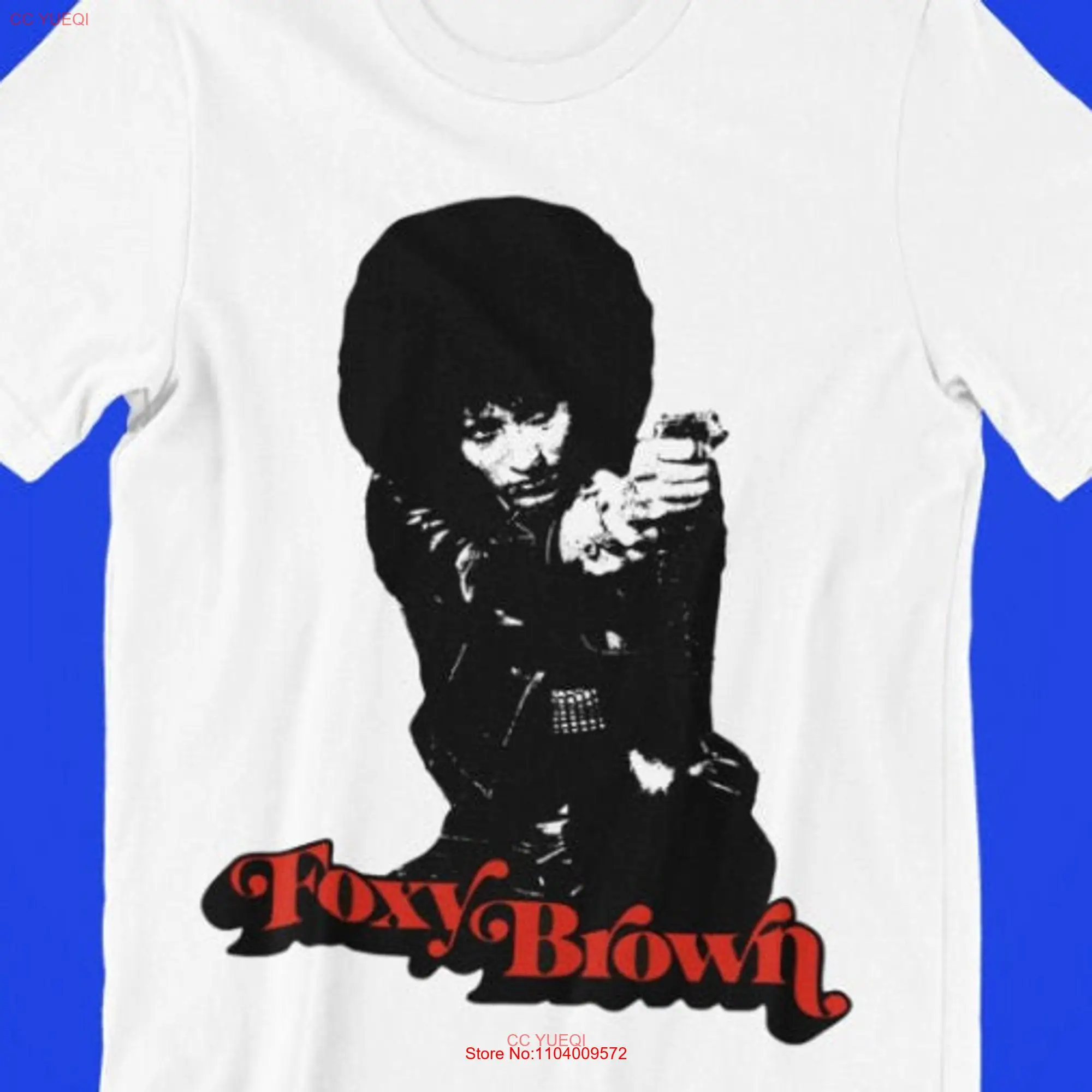 Foxy Brown Pam Grier Blaxploitation 1974 Movie T Shirt 946 long or short sleeves