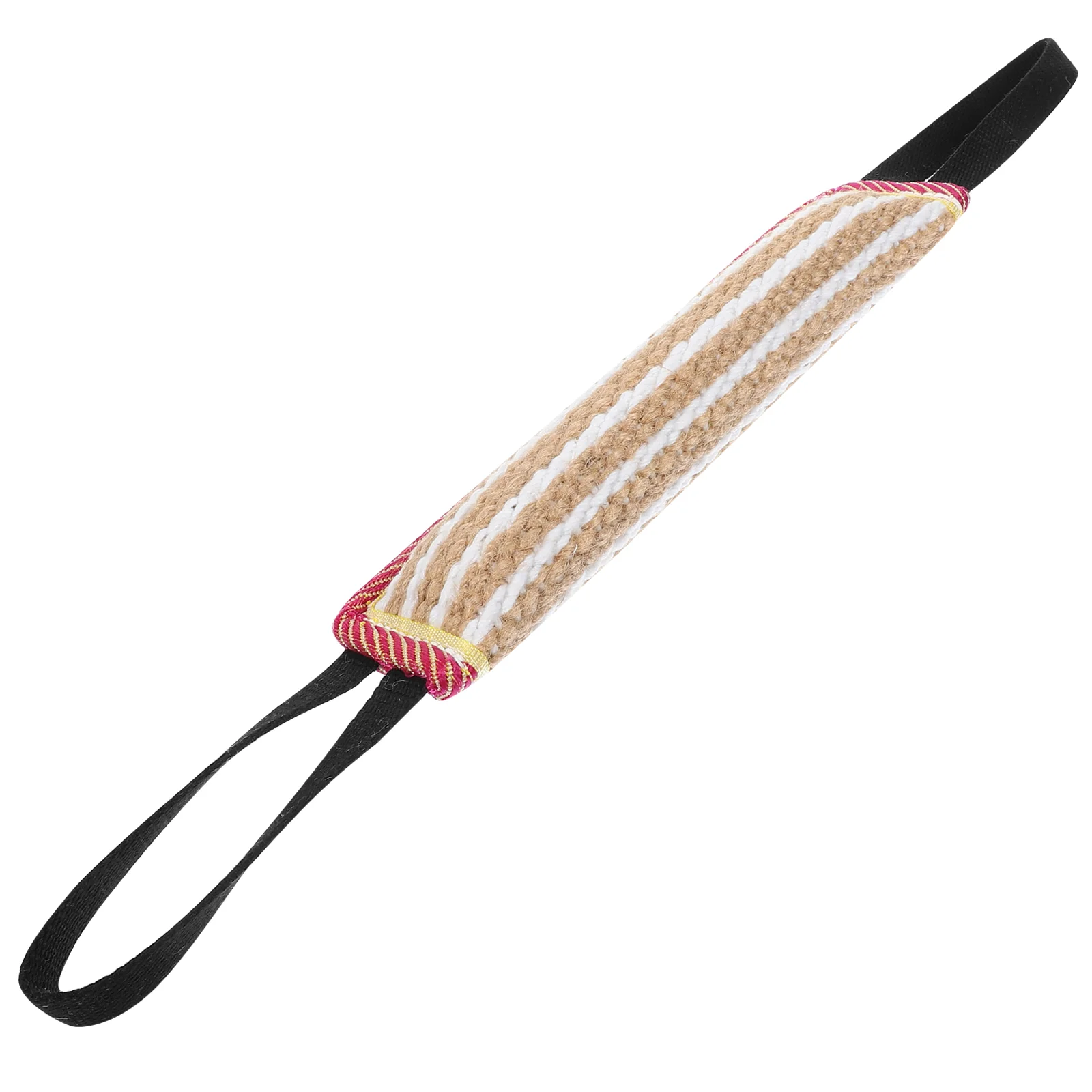 

Dog Tug Toys Pet Interactive Training Bite Wedge Biting Pillow Jute Chew Plaything
