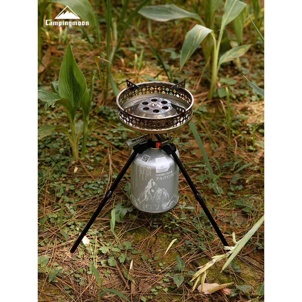 Outdoor Camping Gas Stove OD-4 with Uniform Firepower & Stable Pressure, Adjustable High/Low Flame, Portable Design