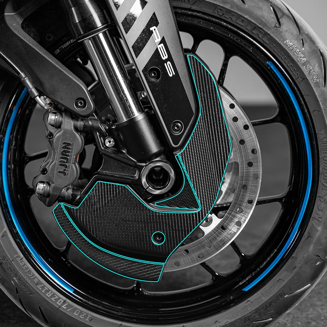 تستخدم ل CFMOTO 675NK دراجة نارية مزورة ألياف الكربون واقية أعواد تزيين مجموعات من الملحقات Refi